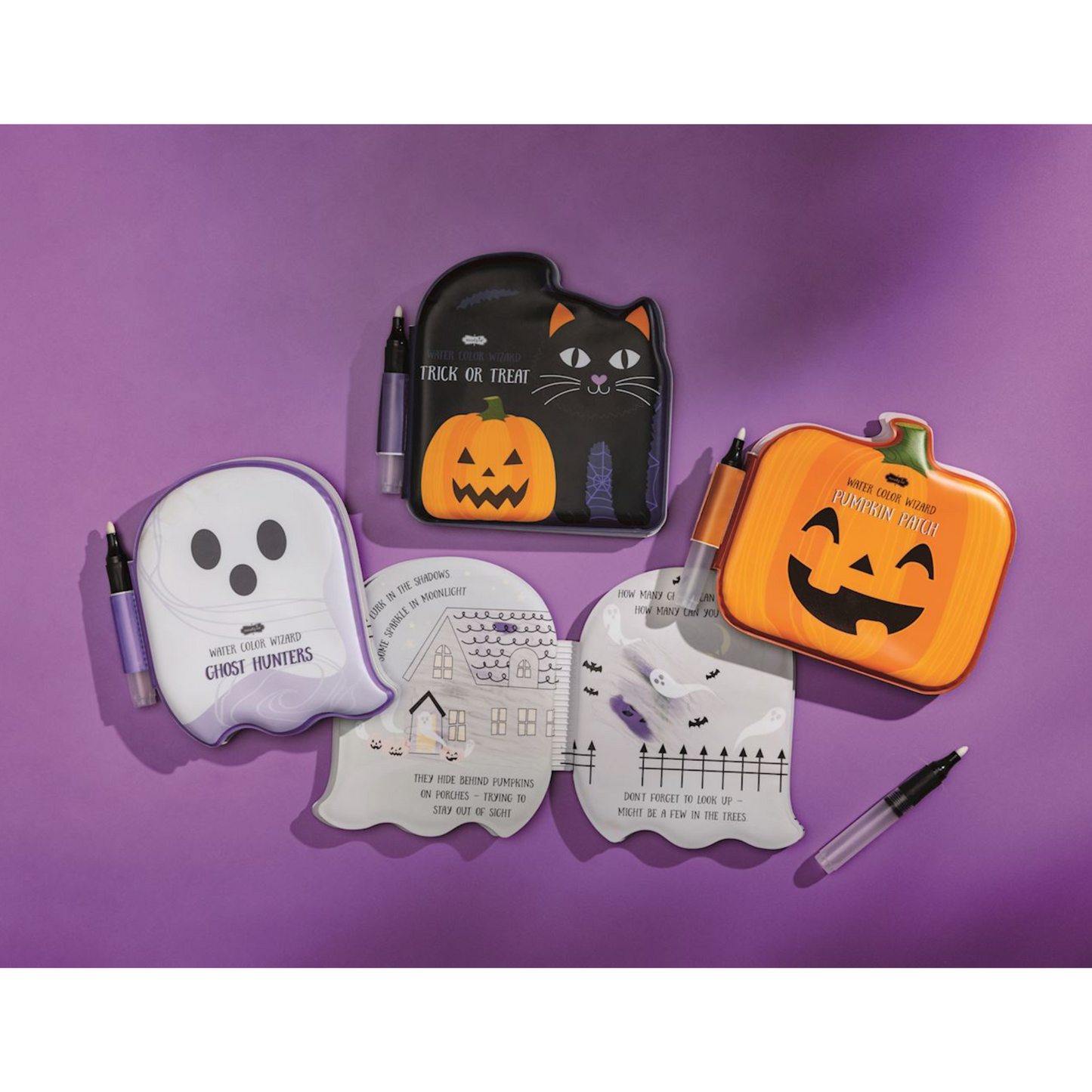 Halloween water wizard books