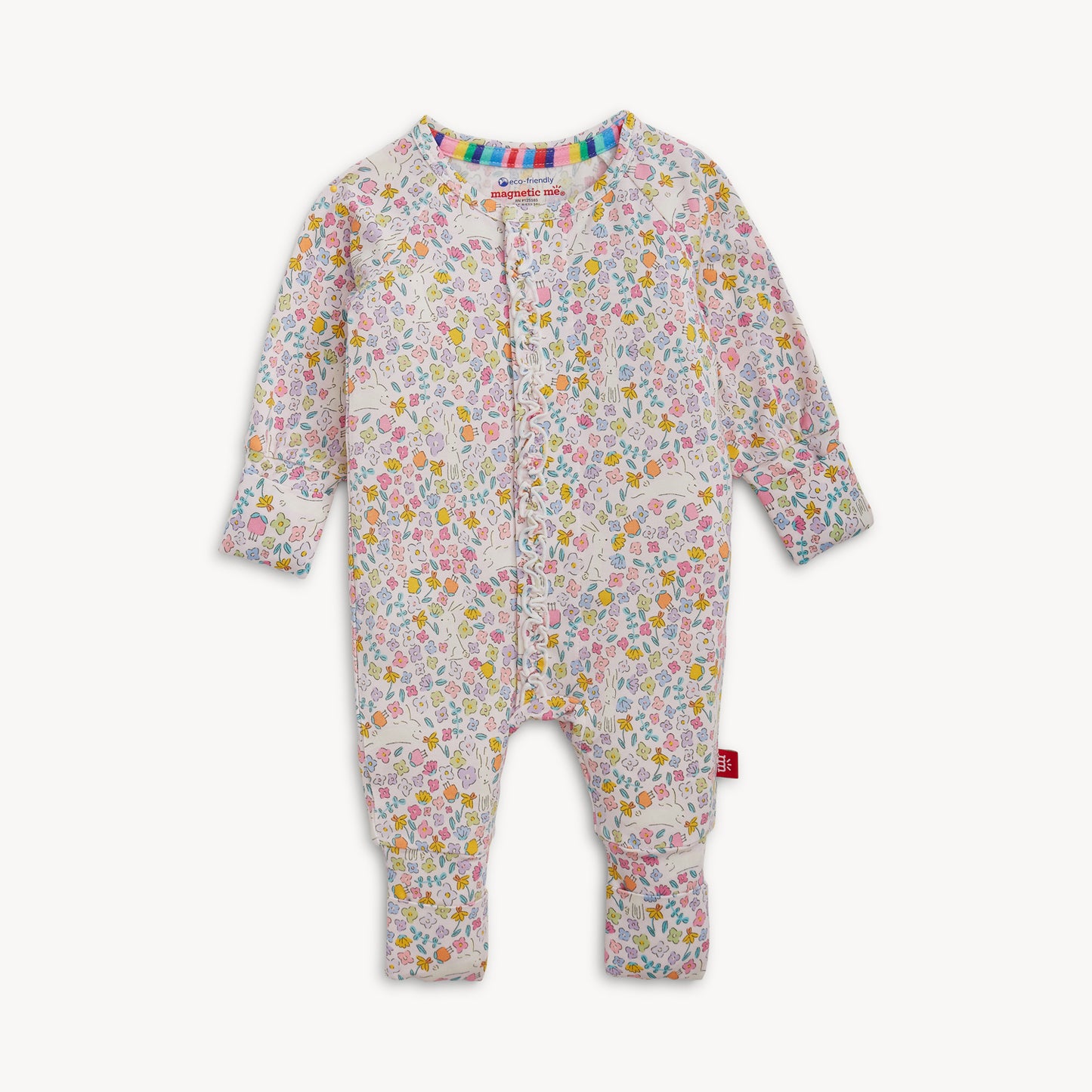Bunny blossom ruffle conv coverall