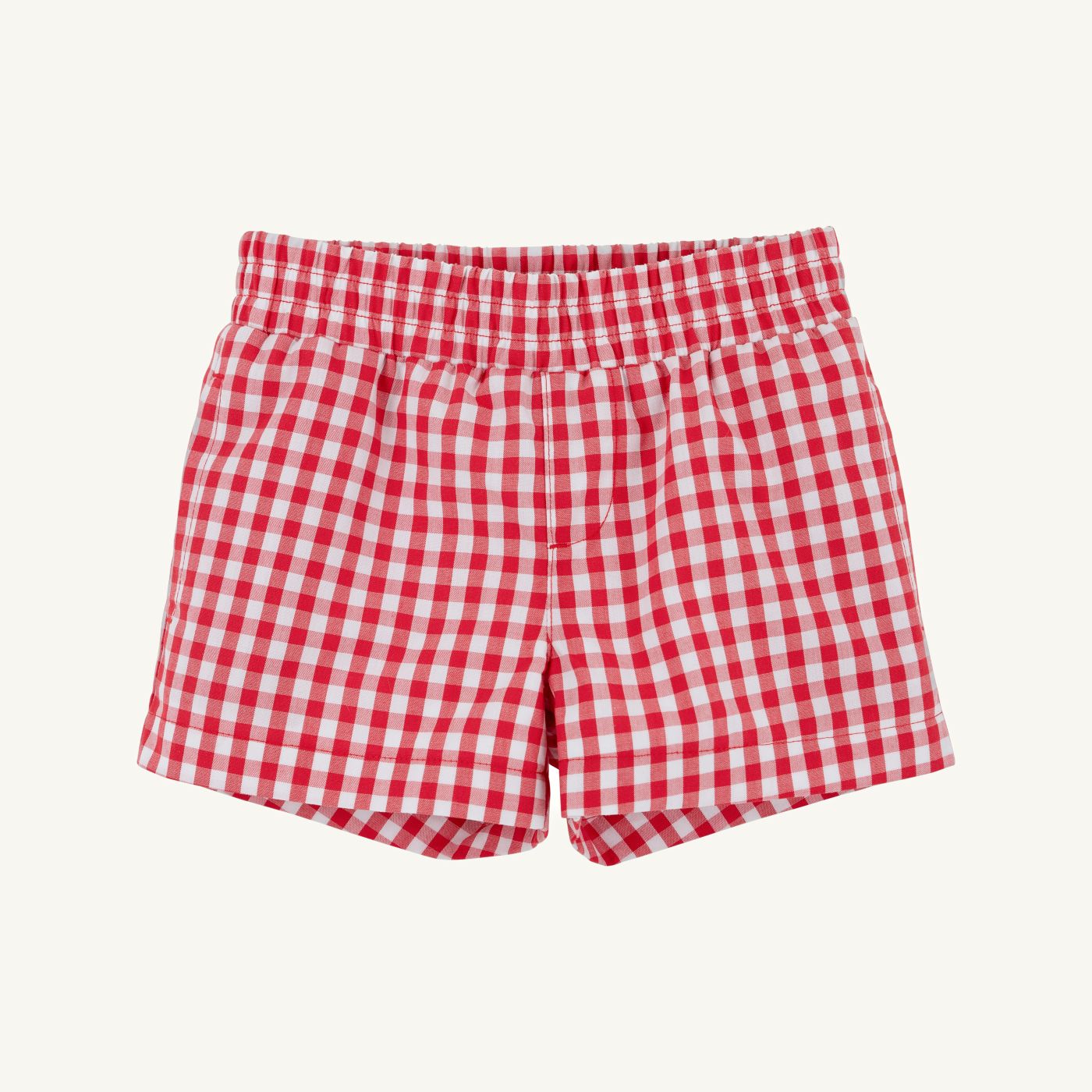 Sheffield shorts - richmond red gingham/bblue