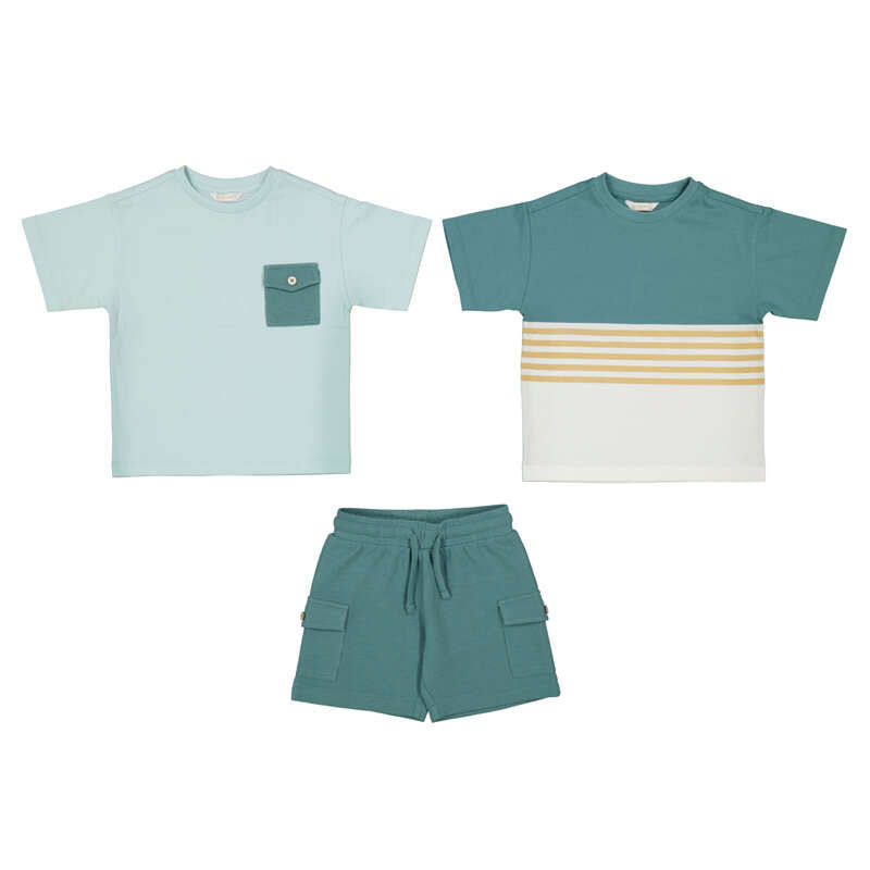 Tshirt & short set - seaweed