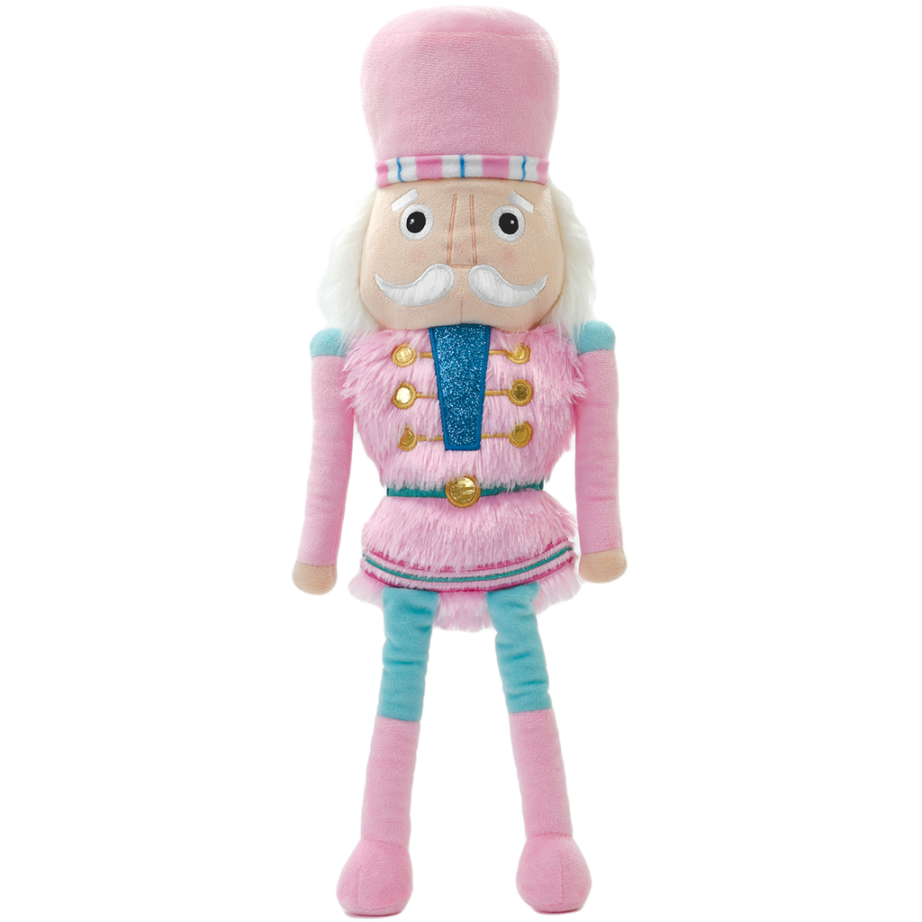 Pink nutcracker plush