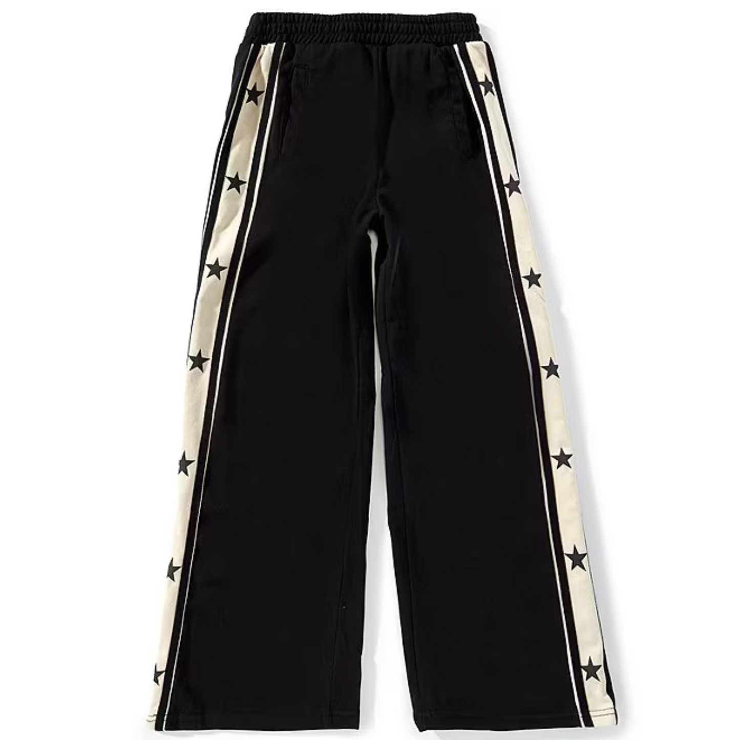 Star stripe track pants