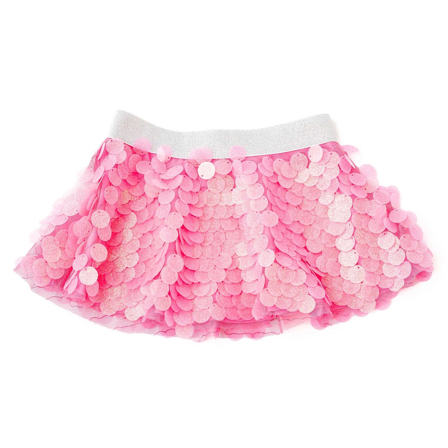 Pink paillettes skirt