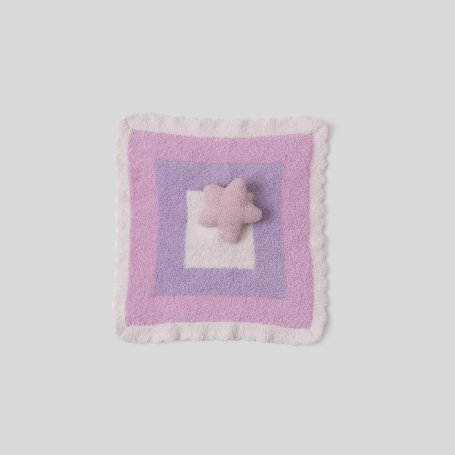 Baby space star lovey - dusty rose