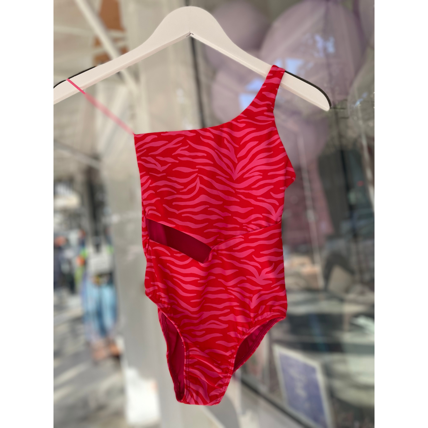 Maya one piece suit - pink tiger