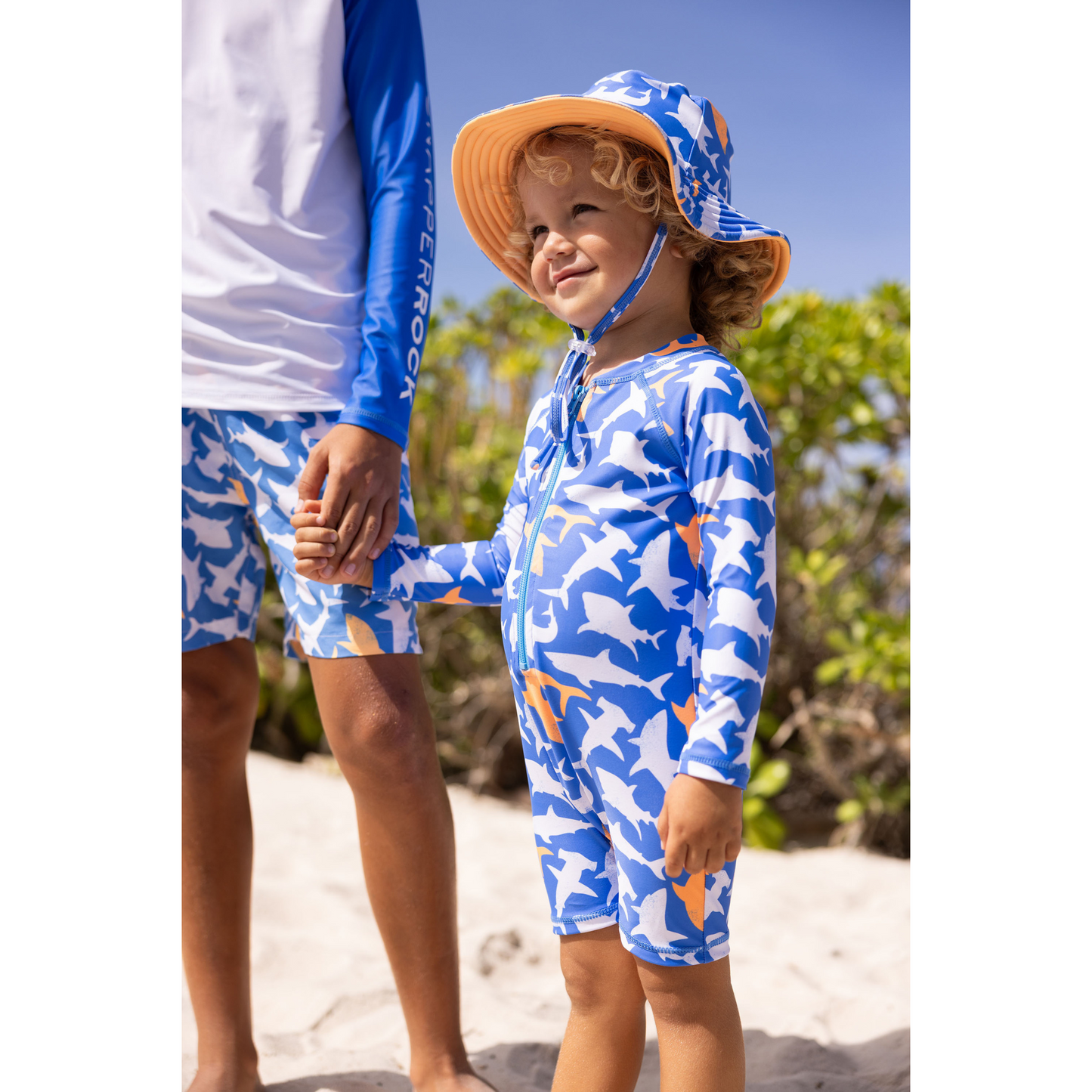 Shark squad reversible bucket hat