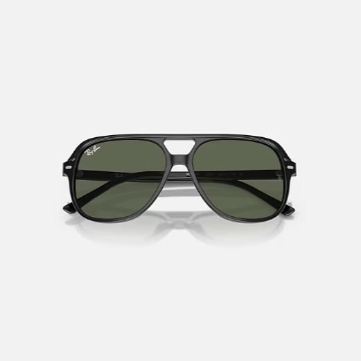 Rayban Bills - black w. dark green