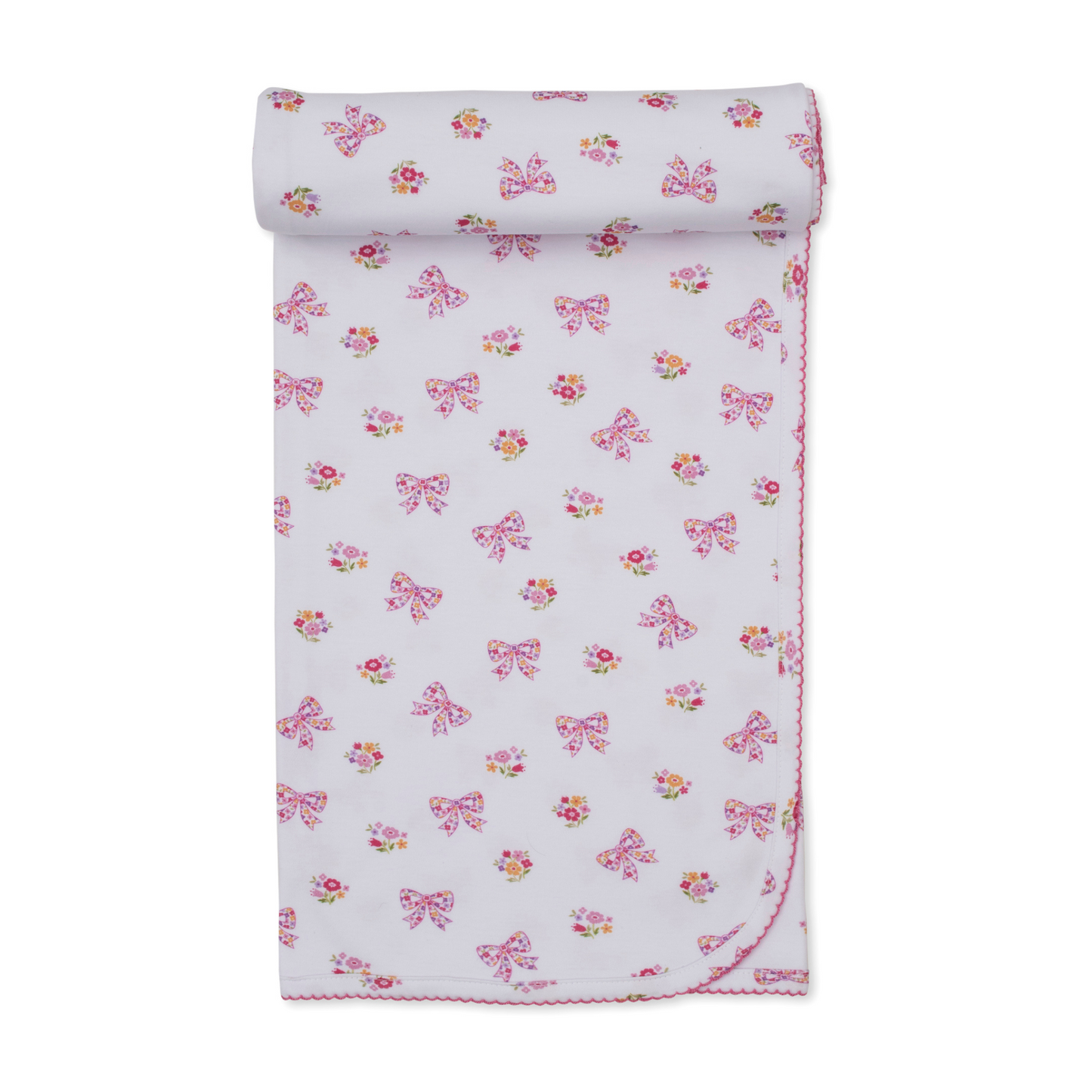 Blossoming bows blanket