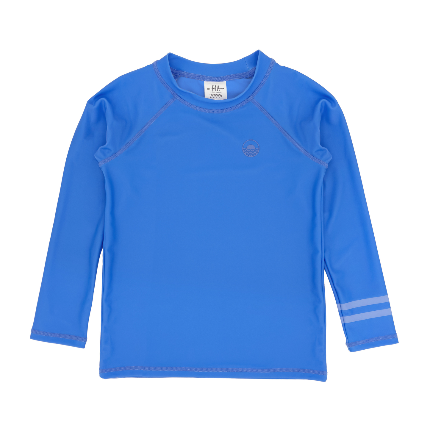 L/s rashguard - marina blue