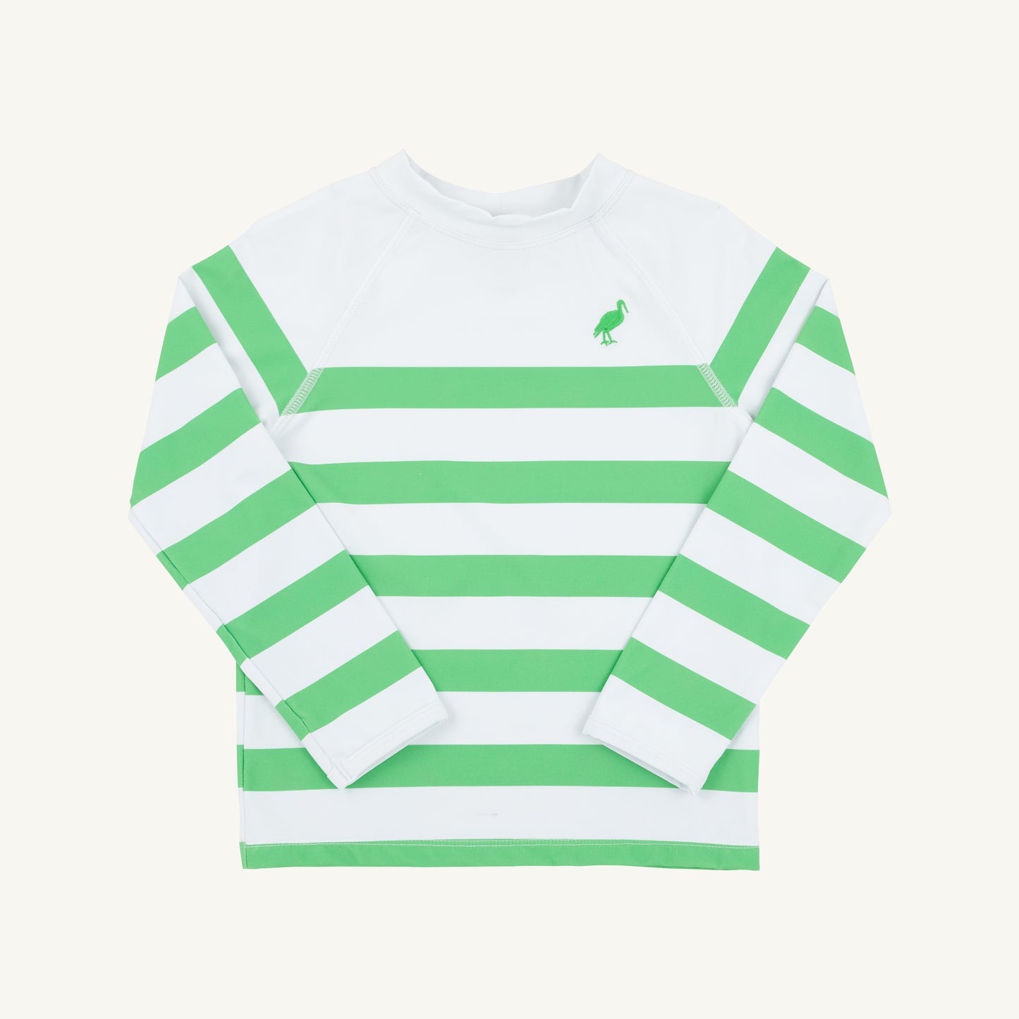 Walkers wave swim shirt - grafton green stripe