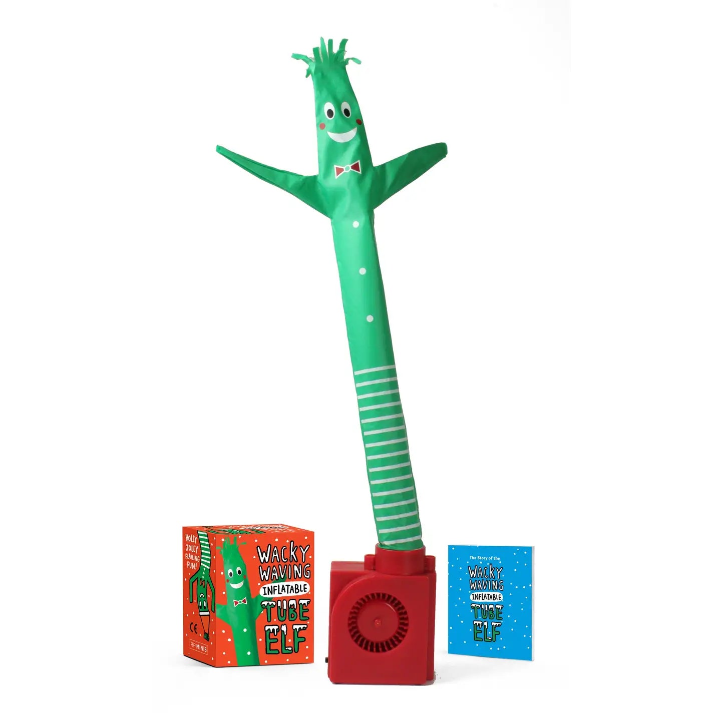 Wacky waving inflatable tube elf