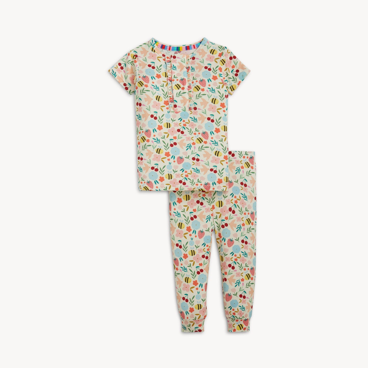 Honey blossom ruffle pjs