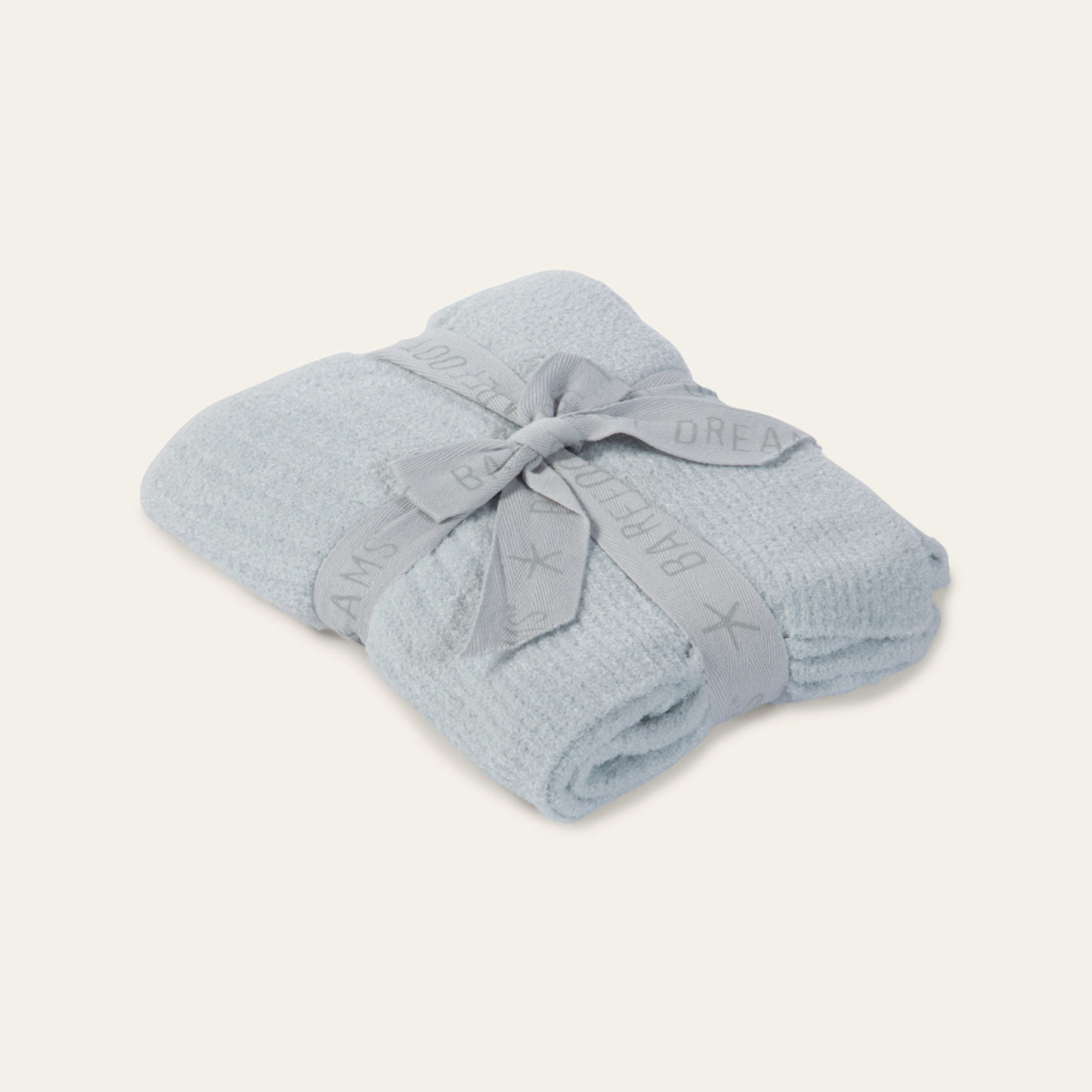 Ribbed blanket - blue