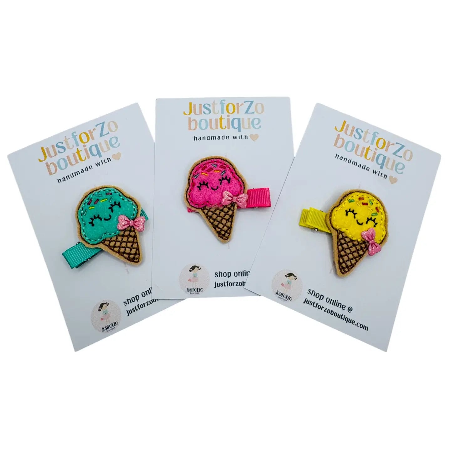 Ice cream hair clip