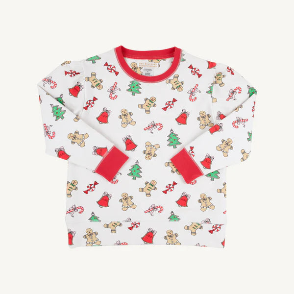 Cassidy comfy crewneck puff sleeve - sugar plum