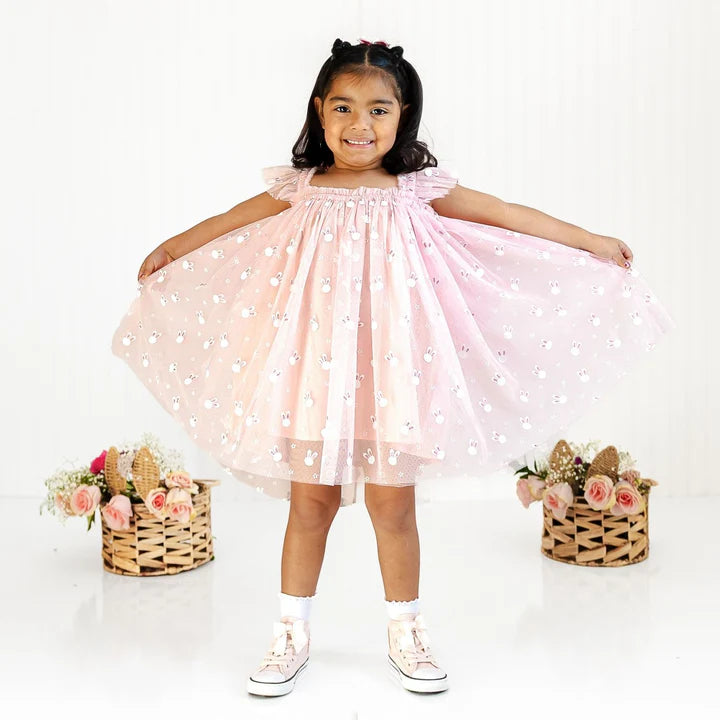 Little bunny tulle dress