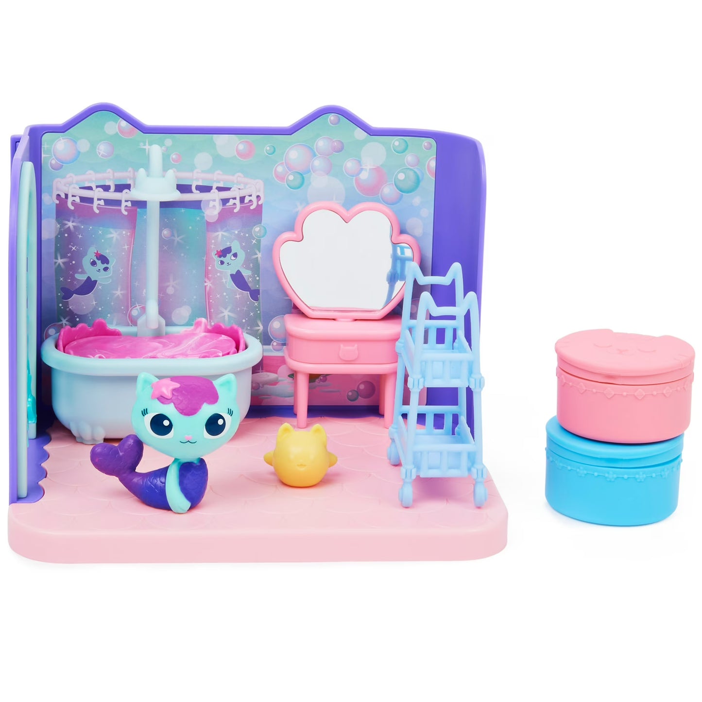 Gabby's dollhouse primp & pamper bathroom