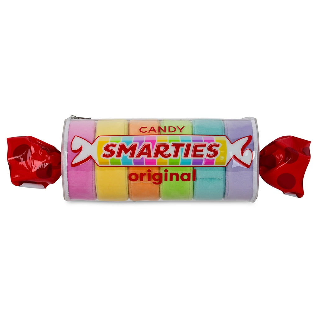 Smarties candy packaging plush
