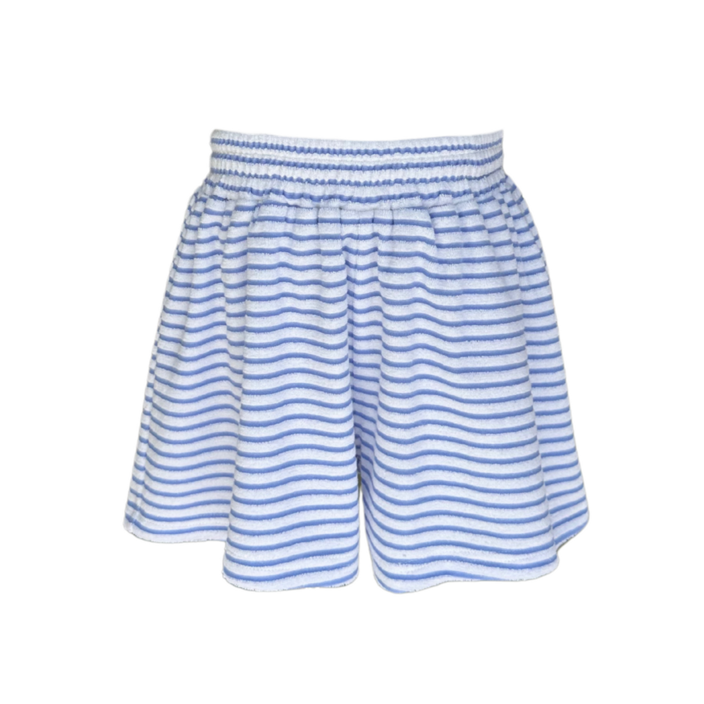 Carlisle shorts - blue/white french terry