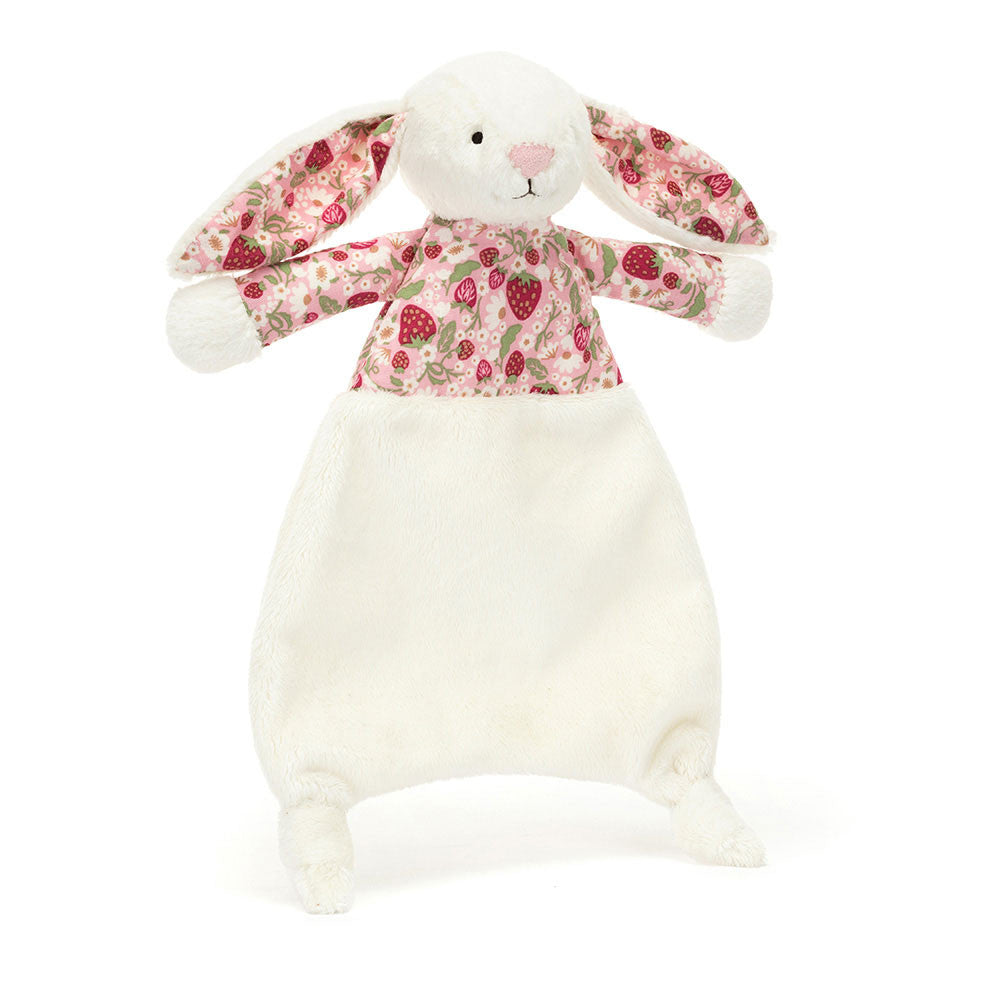 Blossom cream bunny "berry" comforter