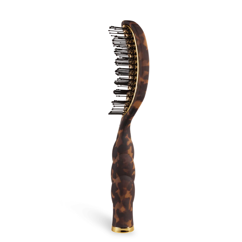 Vented hair brush - tortoise