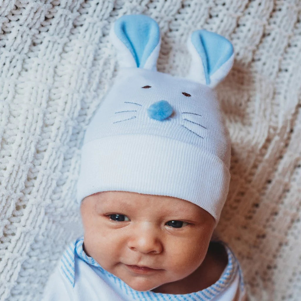 Blue bunny ears hat