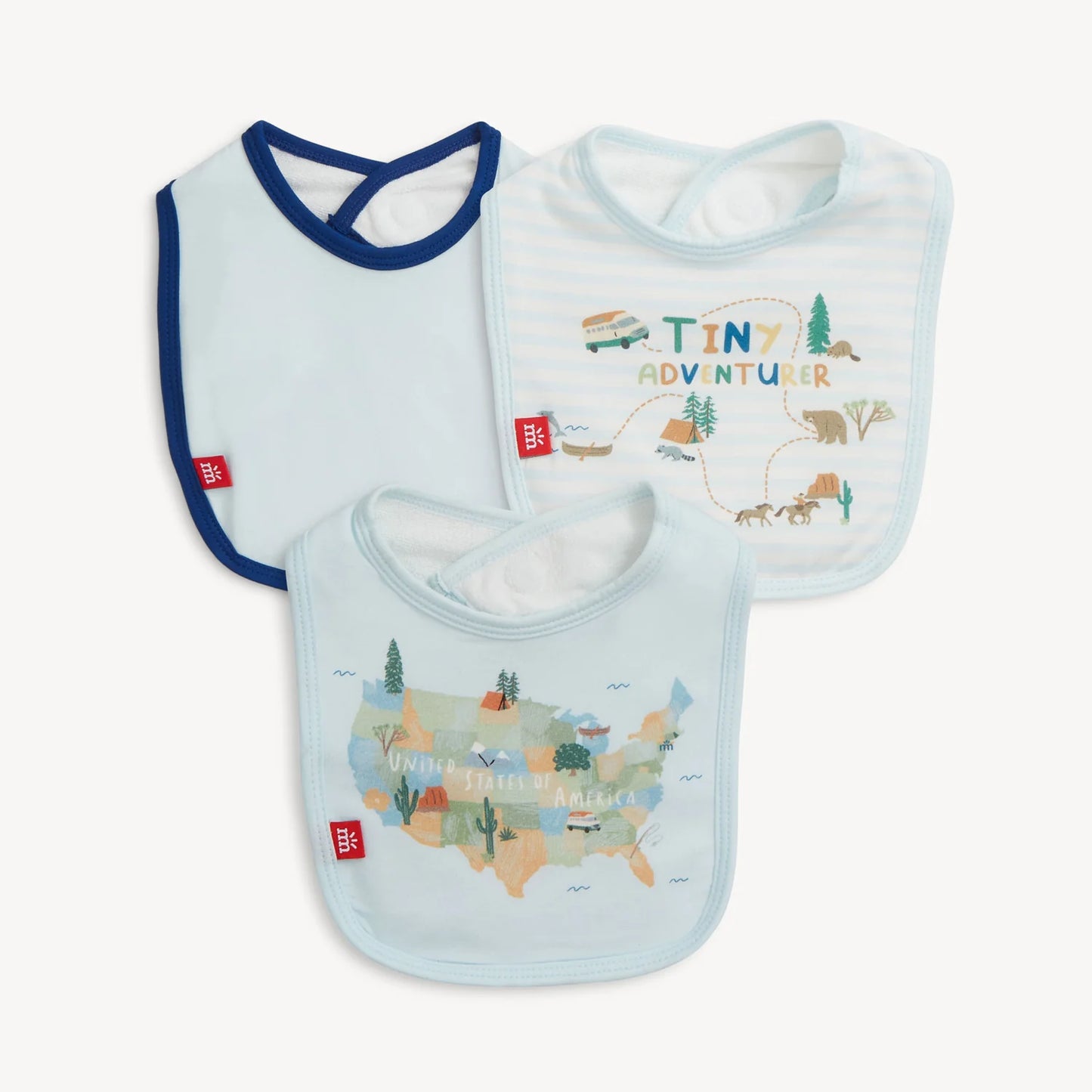 America the beautiful bib 3pack