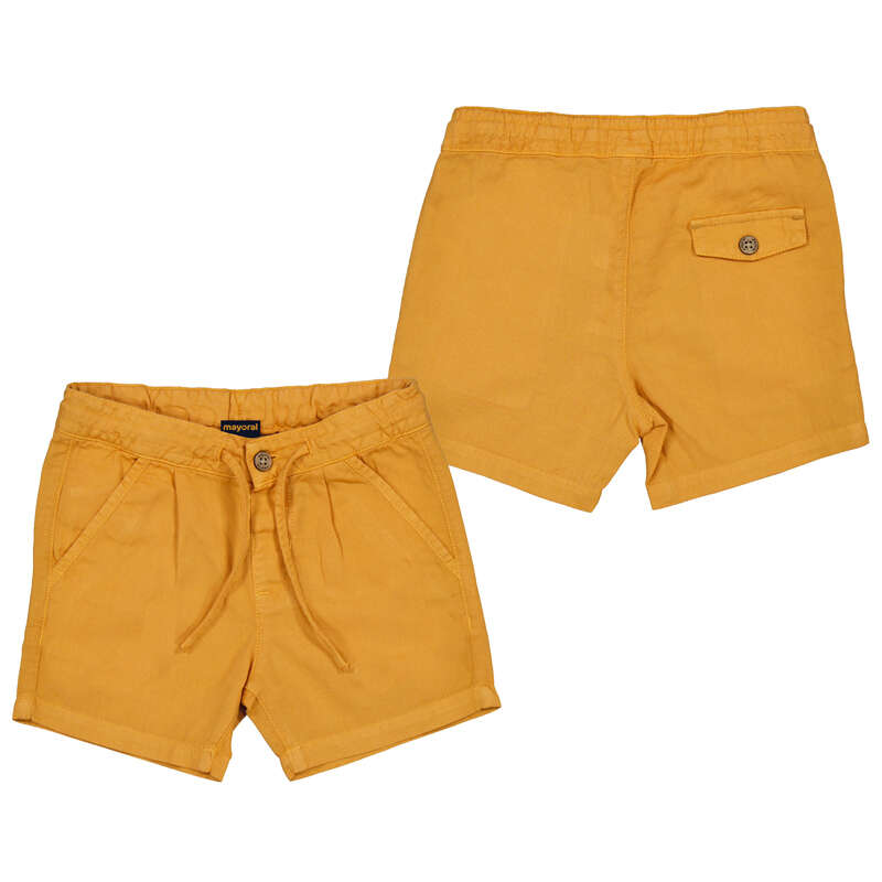 Linen shorts - peach