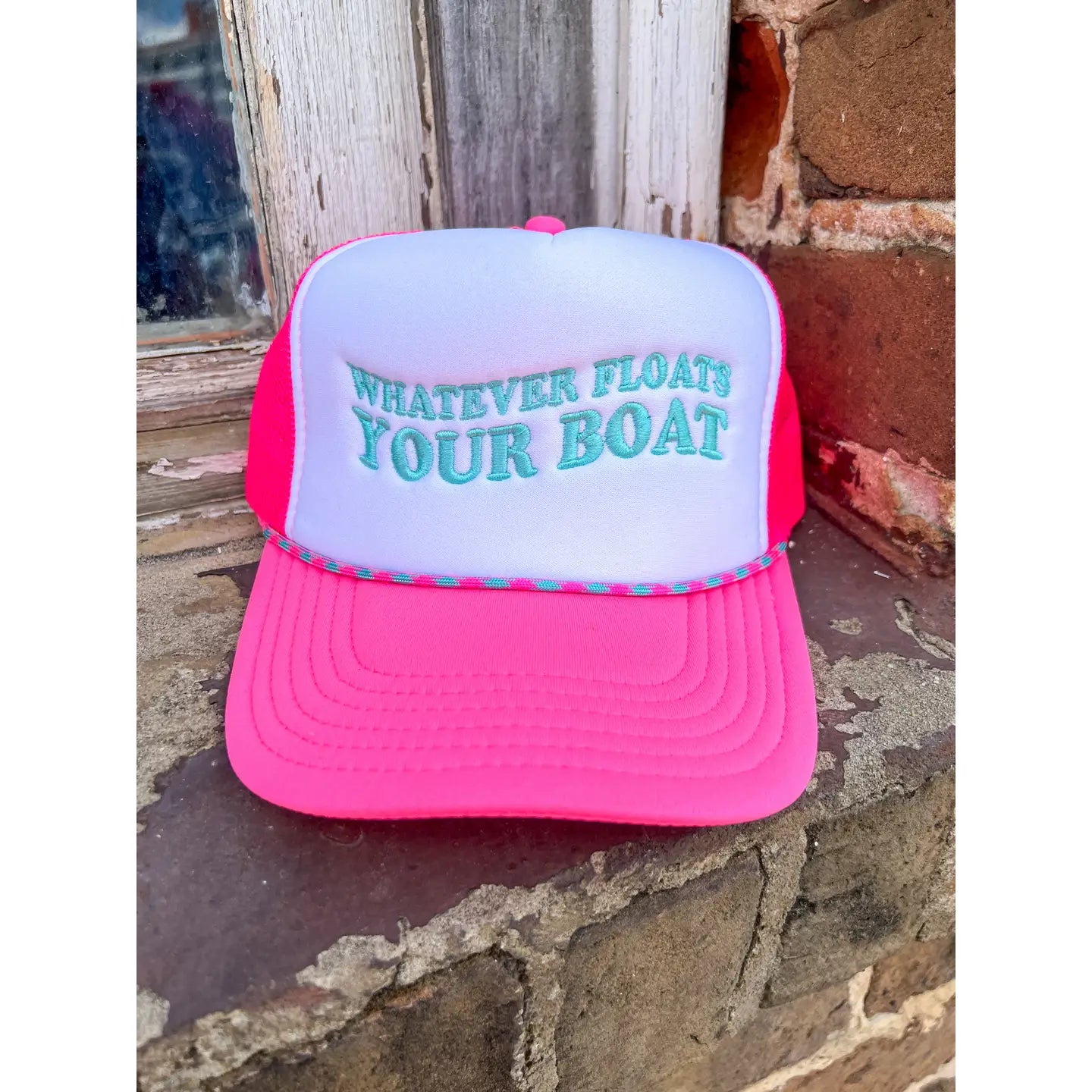 Whatever floats your boat foam trucker hat