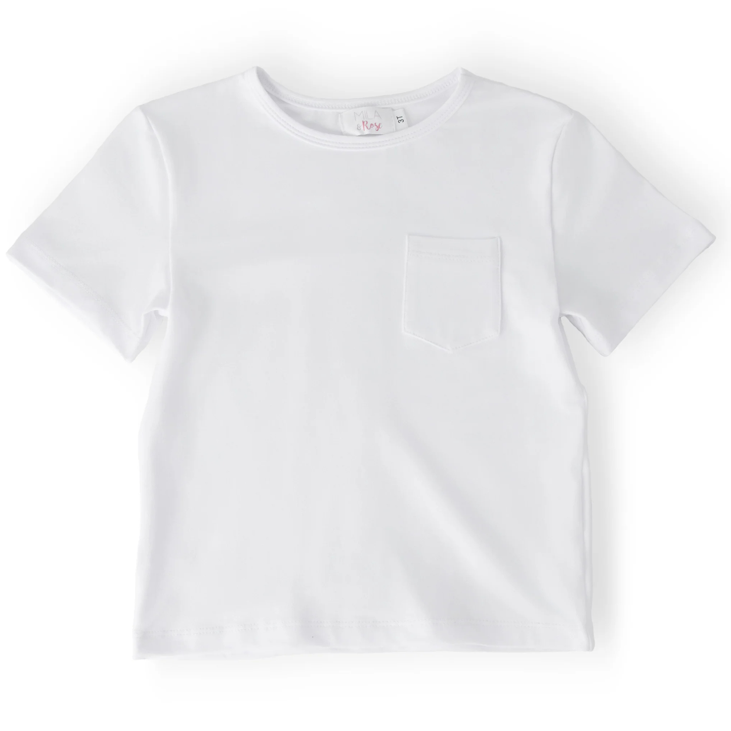 S/s pocket tee - white