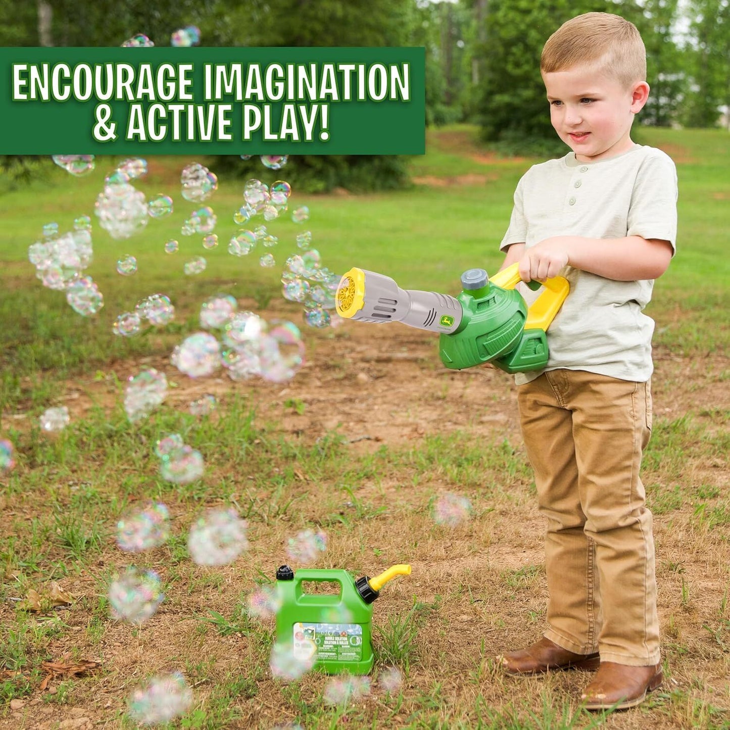 John Deere bubble leaf blower