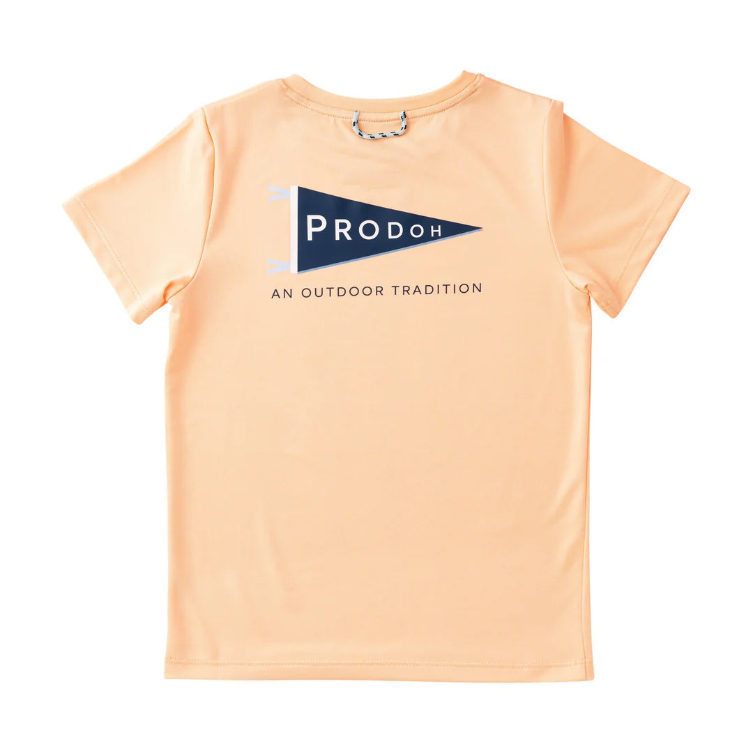 Pro perf. s/s shirt - orange chiffon