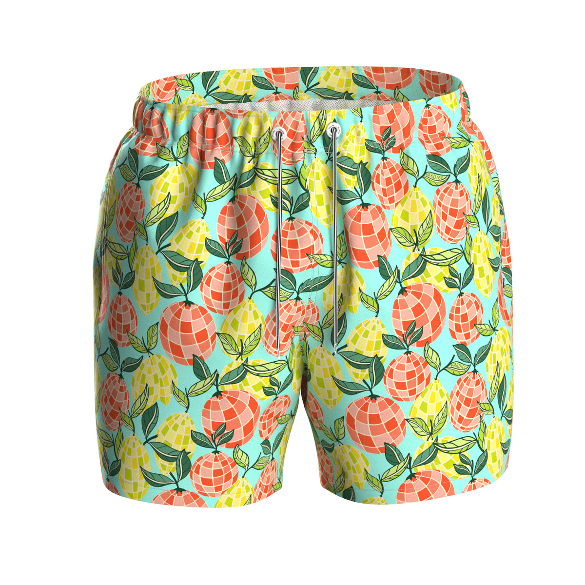 Citrus disco swim shorts