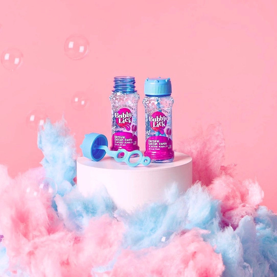 BubbleLick cotton candy bubbles