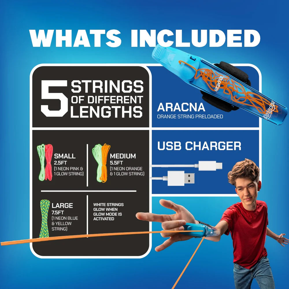 Aracna zipstring
