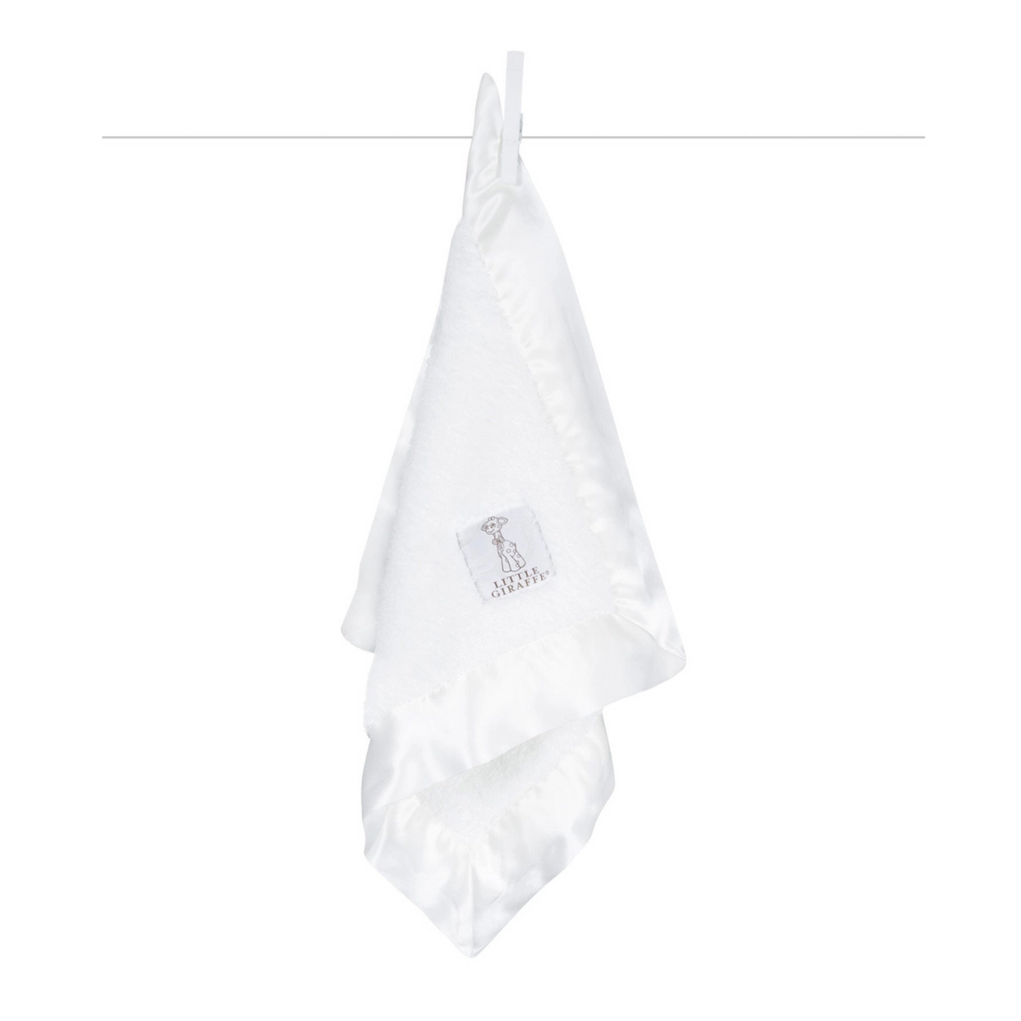 Chenille blanky - white