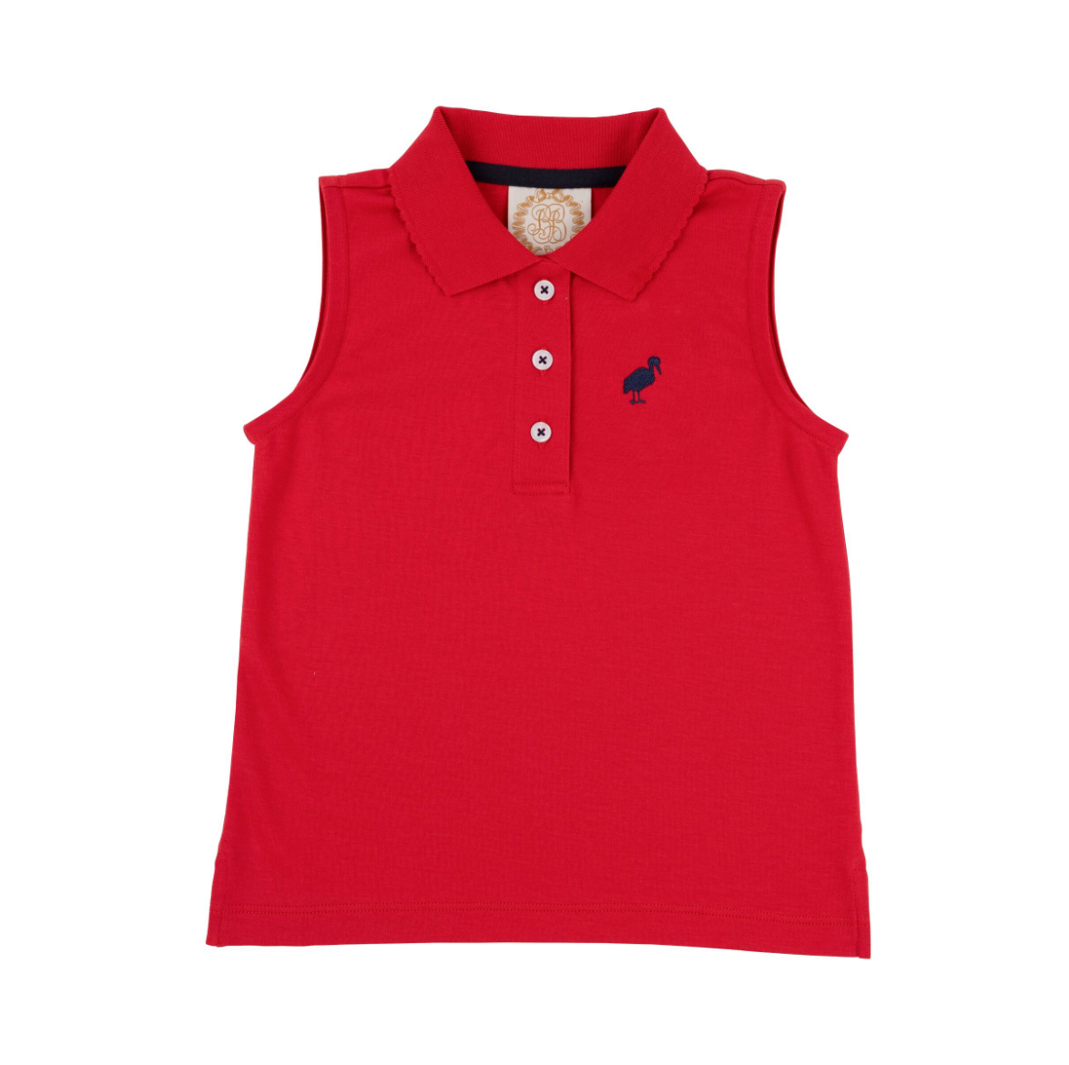 Sleeveless anna price polo - richmond red/nn