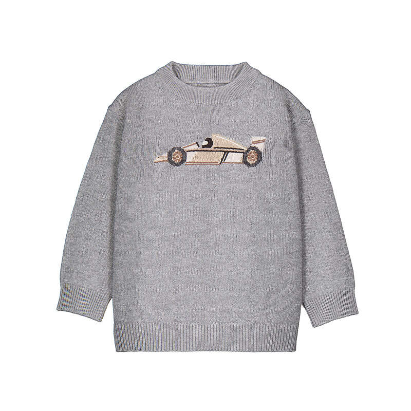 Race car sweater - fog
