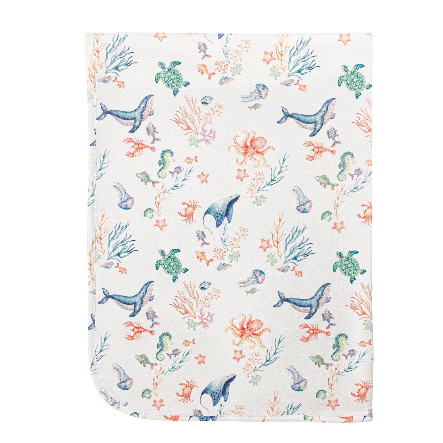 Sea world receiving blanket