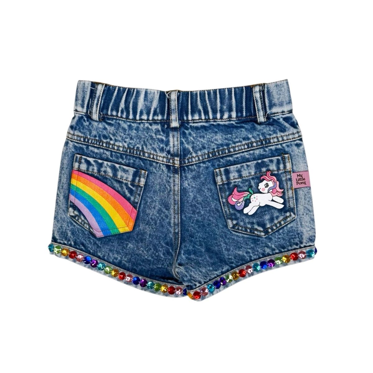 My little pony gem denim shorts