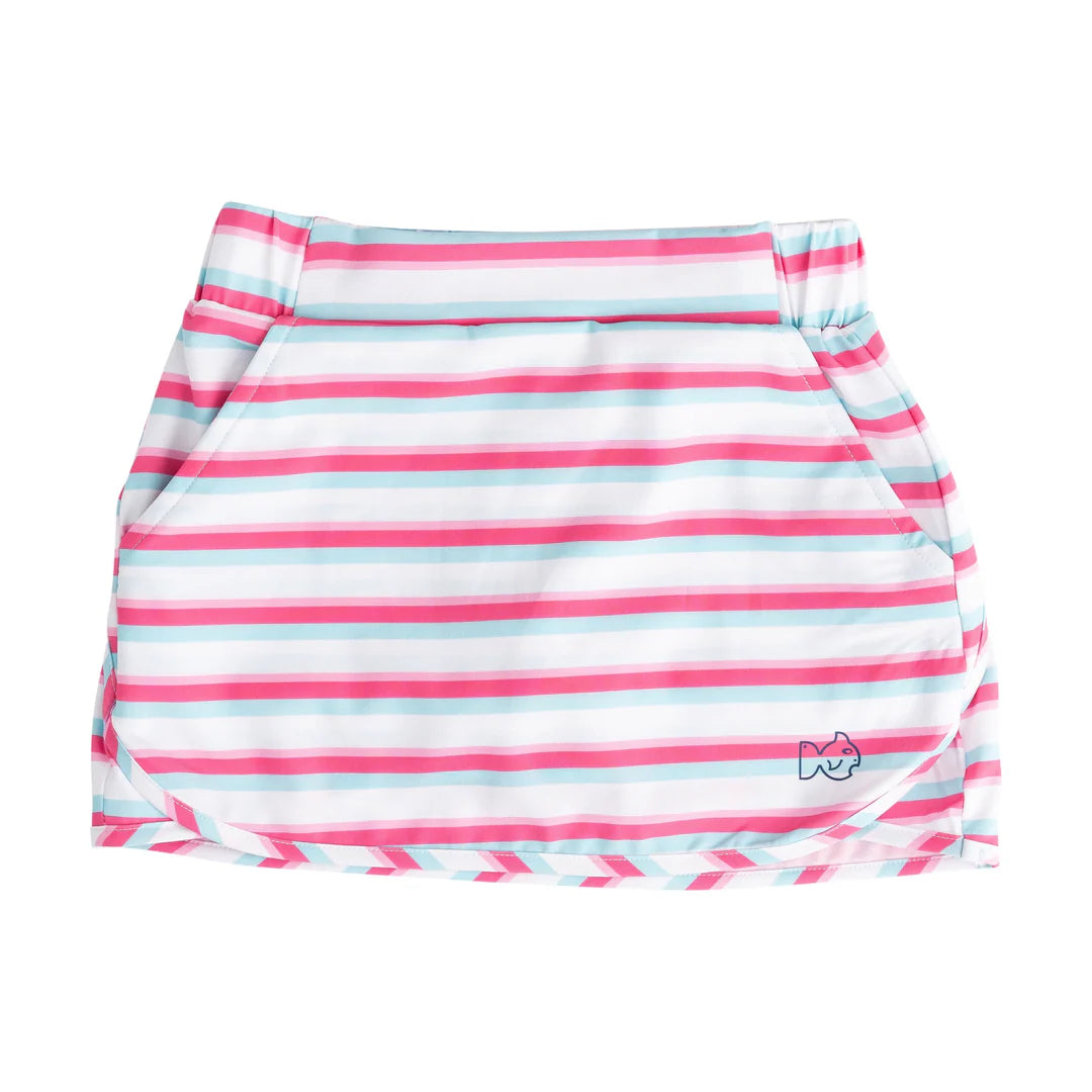 Carolina catch skort - aruba pink stripe