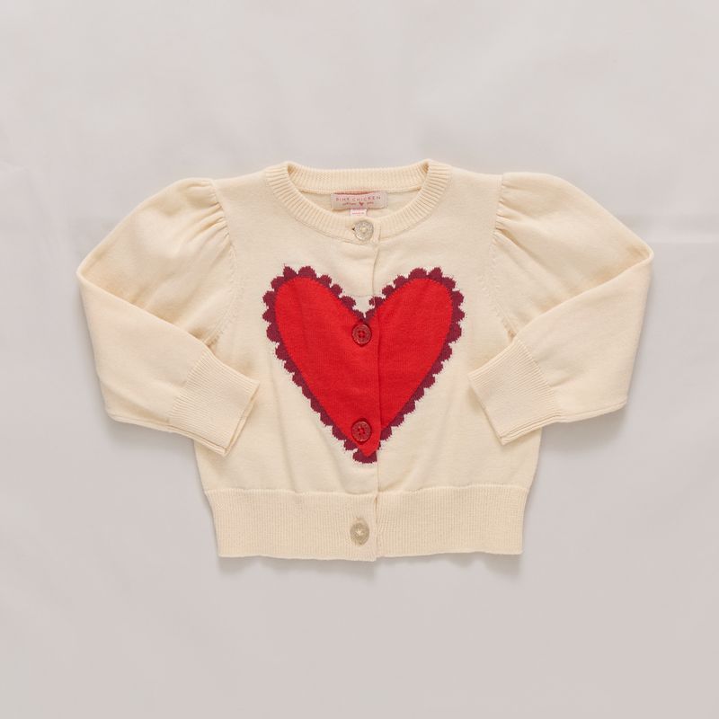 Constance sweater - scalloped heart