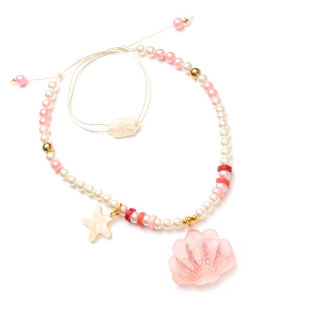 Seashell pink necklace