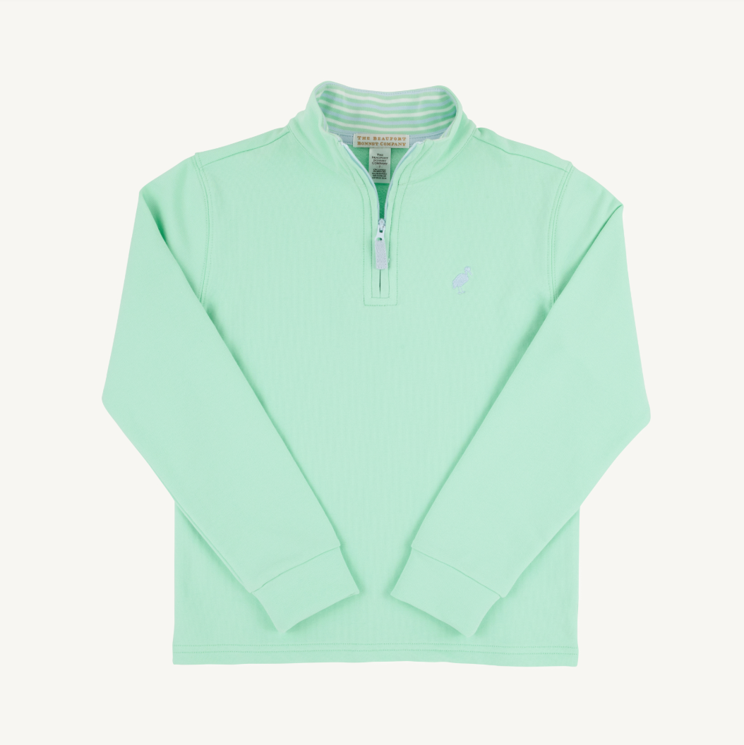 Hayword half zip - grace bay green