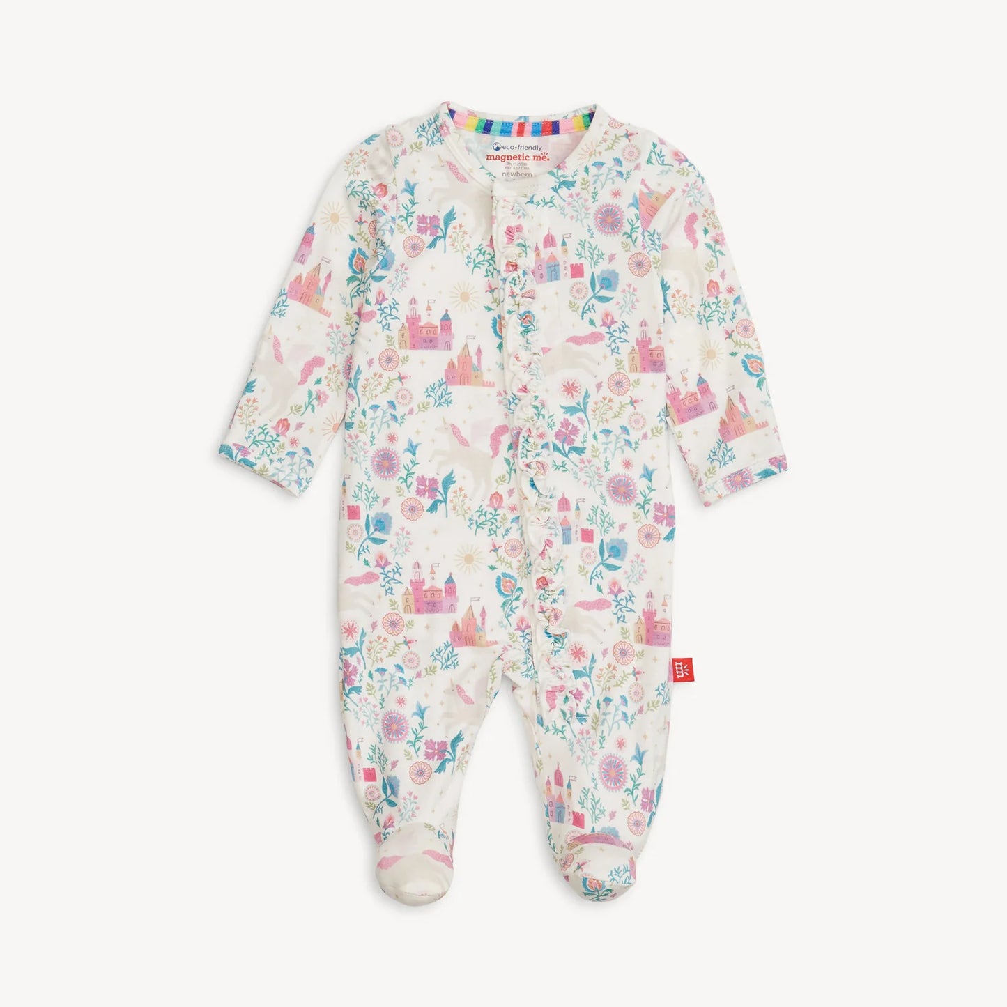 Tail of magic ruffle footie