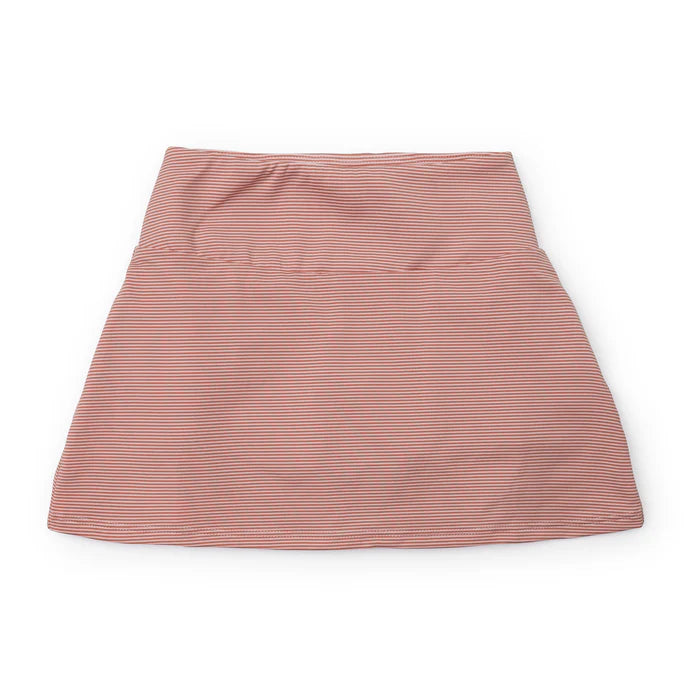 Margot perf. skirt - orange/white stripes