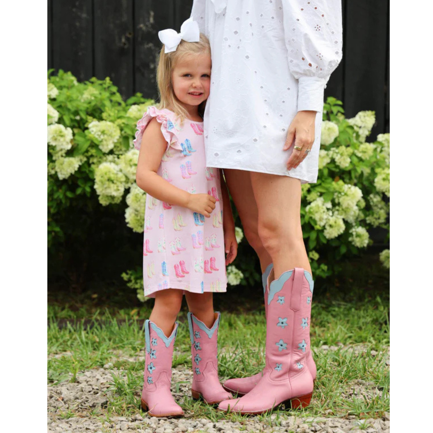 Ruehling ruffle dress - cute to boot