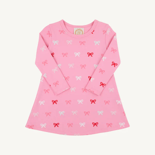 L/s polly play dress - bitty bows