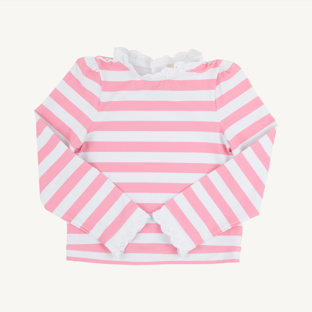 Winnie's wave spotter swim shirt - caicos cabana stripe