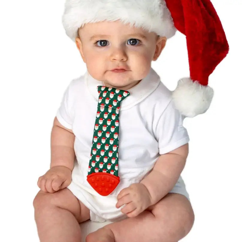 Tasty tie teether - Santa